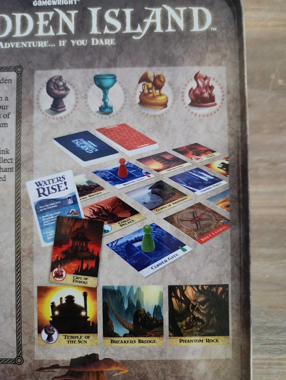 Forbidden Island Gamewright Board Game Tin 2010 Matt Leacock Complete